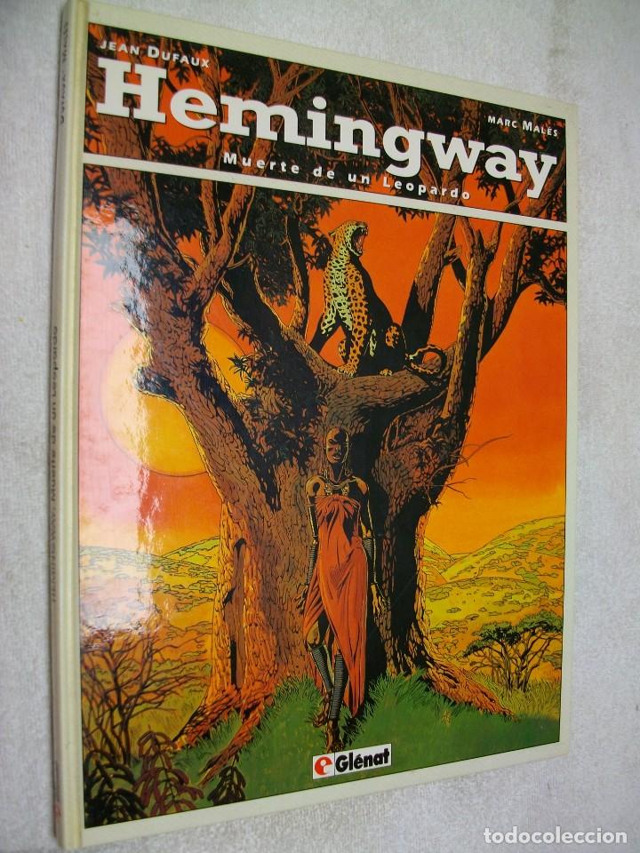 Libros de segunda mano: Hemingway NUERTE DE UN LEOPRADO Tapa DURA de Dufaux Autor