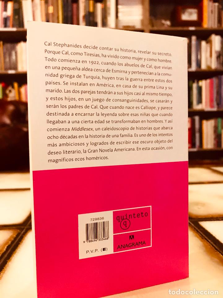 Libros de segunda mano: Midlesex. Jeffrey Eugenides. PEDIDO M&Iacute;NIMO 5&euro; - Foto 2