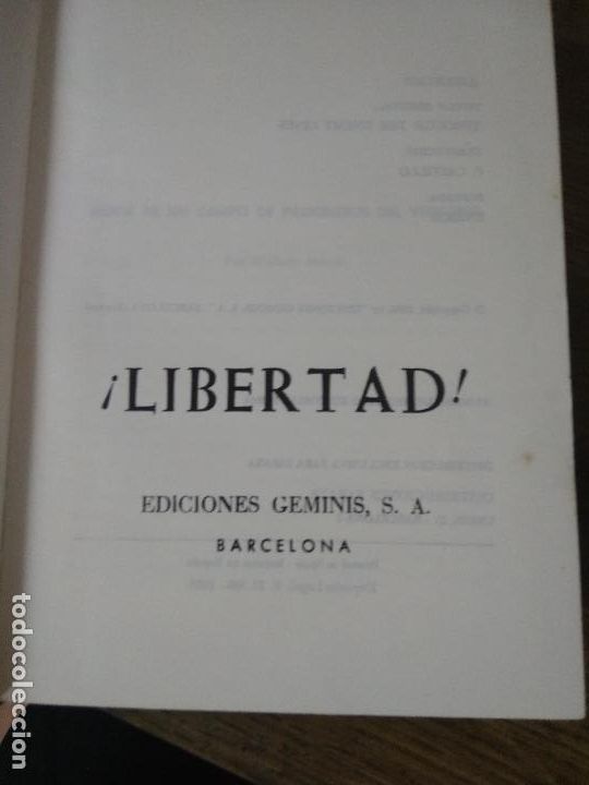Libros de segunda mano: &iexcl;Libertad!. L.25842 - Foto 2