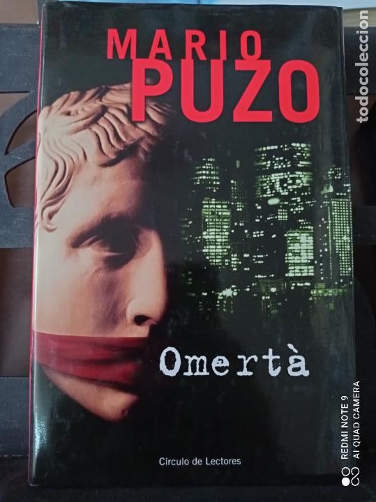 Libros de segunda mano: OMERTA, MARIO PUZO. CIRCULO DE LECTORES 2000. 520 GRMS - Foto 1