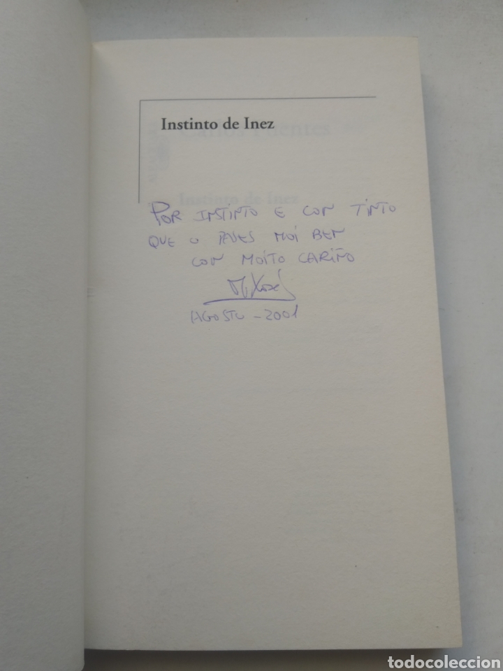 Libros de segunda mano: INSTINTO DE INEZ/CARLOS FUENTES - Foto 2
