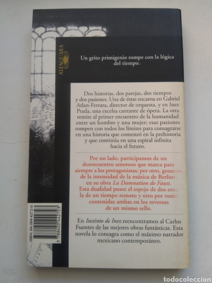 Libros de segunda mano: INSTINTO DE INEZ/CARLOS FUENTES - Foto 4