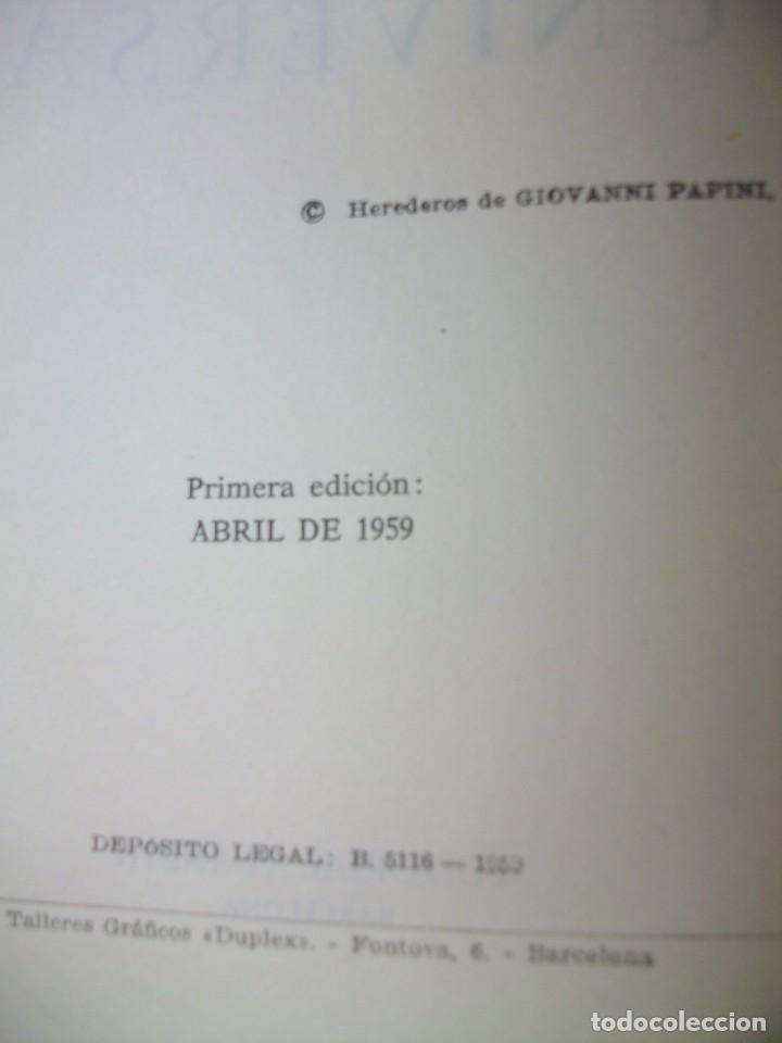 Libros de segunda mano: JUICIO UNIVERSAL DE GIOVANNI PAPINI - Foto 3