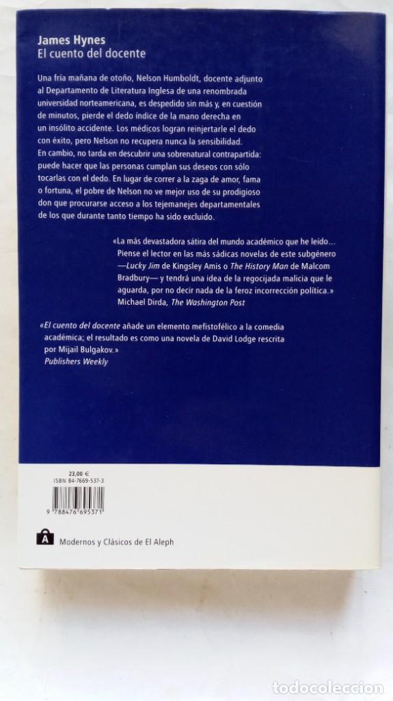 Libros de segunda mano: El cuento del docente. James Hynes. - Foto 2