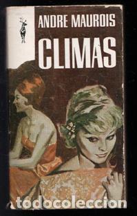 Libros de segunda mano: Climas, Andre Maurois. Libro Reno. - Foto 1