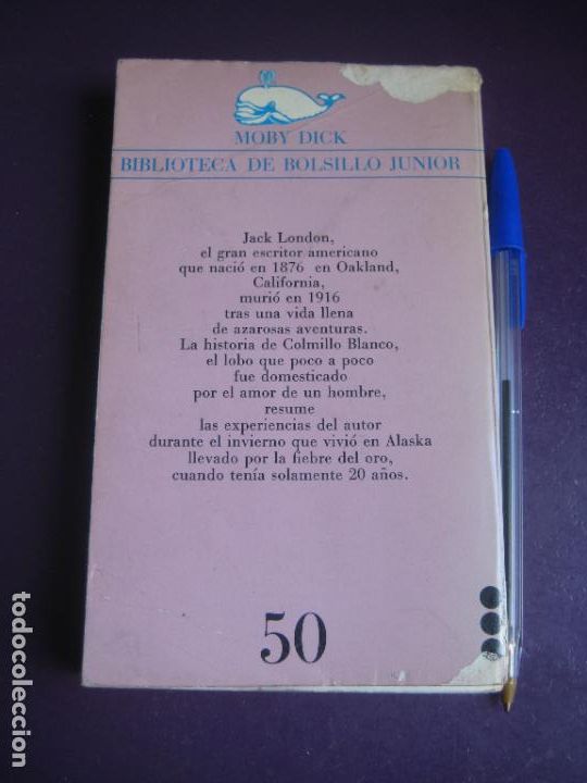 Libros de segunda mano: JACK LONDON - COLMILLO BLANCO - MOBY DICK 1973 - CON USO - Foto 2