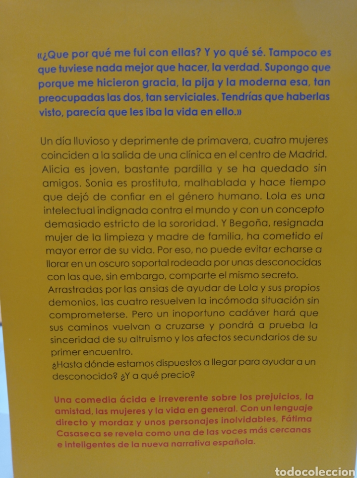 Libros de segunda mano: Afectos secundarios. F&aacute;tima casaseca. Espasa - Foto 2