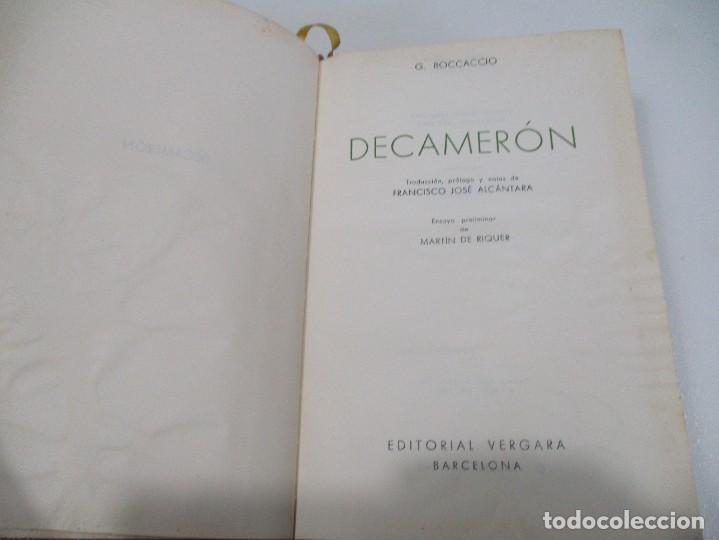 Libros de segunda mano: G. BOCCACCIO Decamer&oacute;n W8281 - Foto 2