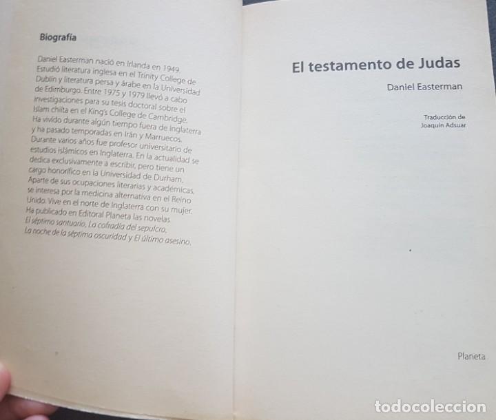 Libros de segunda mano: Libro El Testamento de Judas de Daniel Easterman - Foto 6