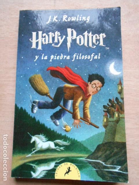 Libros de segunda mano: HARRY POTTER Y LA PIEDRA FILOSOFAL LETRAS DE BOLSILLO