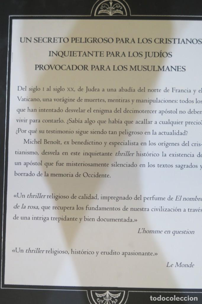 Libros de segunda mano: 2007.- EL APOSTOL N&Uacute;MERO 13. MICHEL BENOIT - Foto 3
