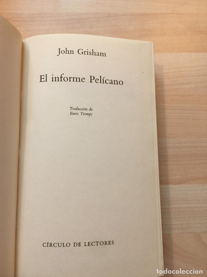 Libros de segunda mano: El informe pel&iacute;cano - John Grisham - Foto 3