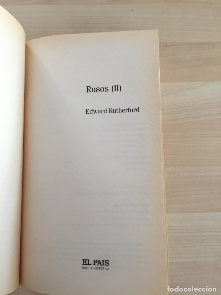 Libros de segunda mano: Rusos I y II - Edward Rutherfurd - Foto 5