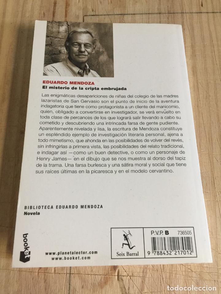 Libros de segunda mano: El misterio de la cripta embrujada - Eduardo Mendoza - Foto 4