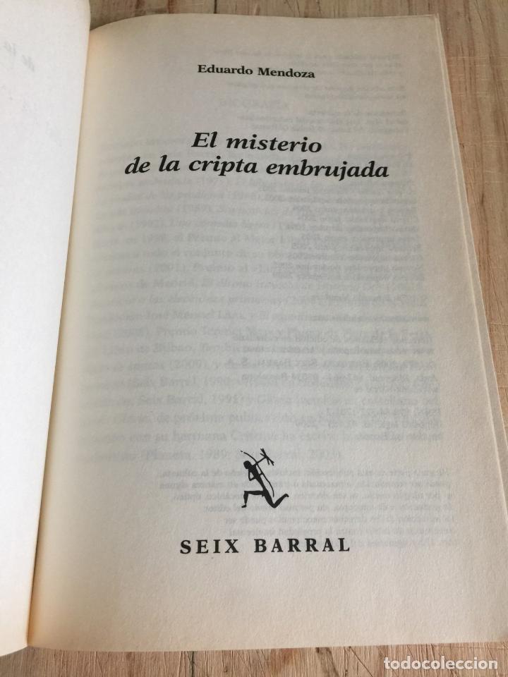 Libros de segunda mano: El misterio de la cripta embrujada - Eduardo Mendoza - Foto 5