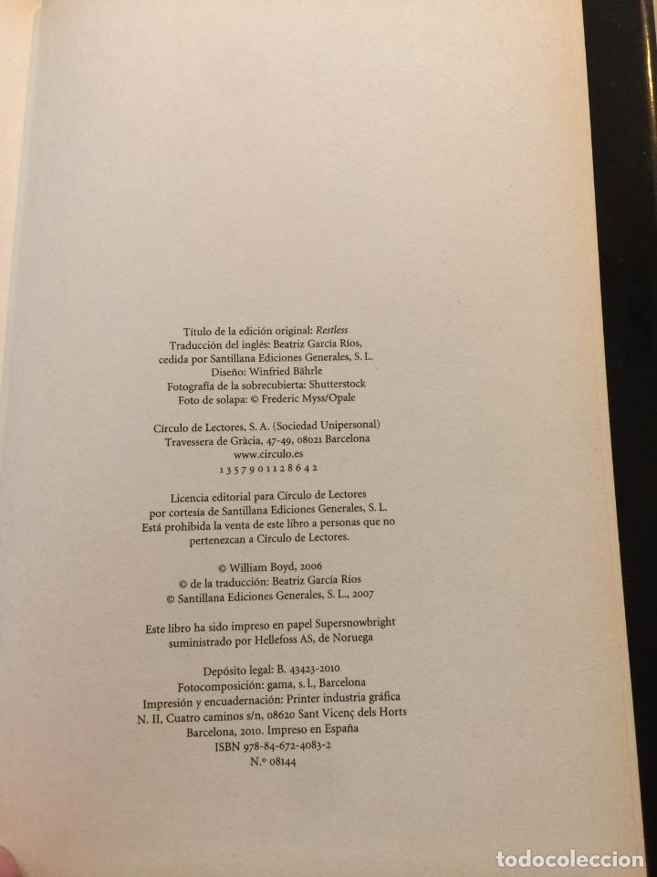Libros de segunda mano: Sin respiro - William Boyd - Foto 5