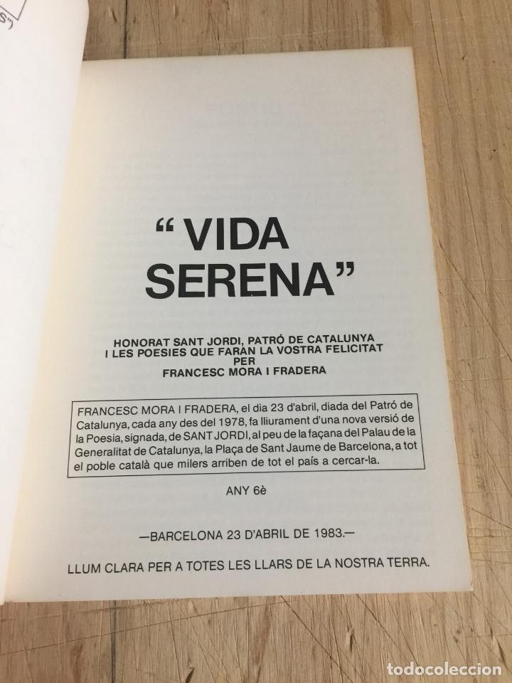 Libros de segunda mano: Vida serena - Francesc Mora i Fradera - Foto 2