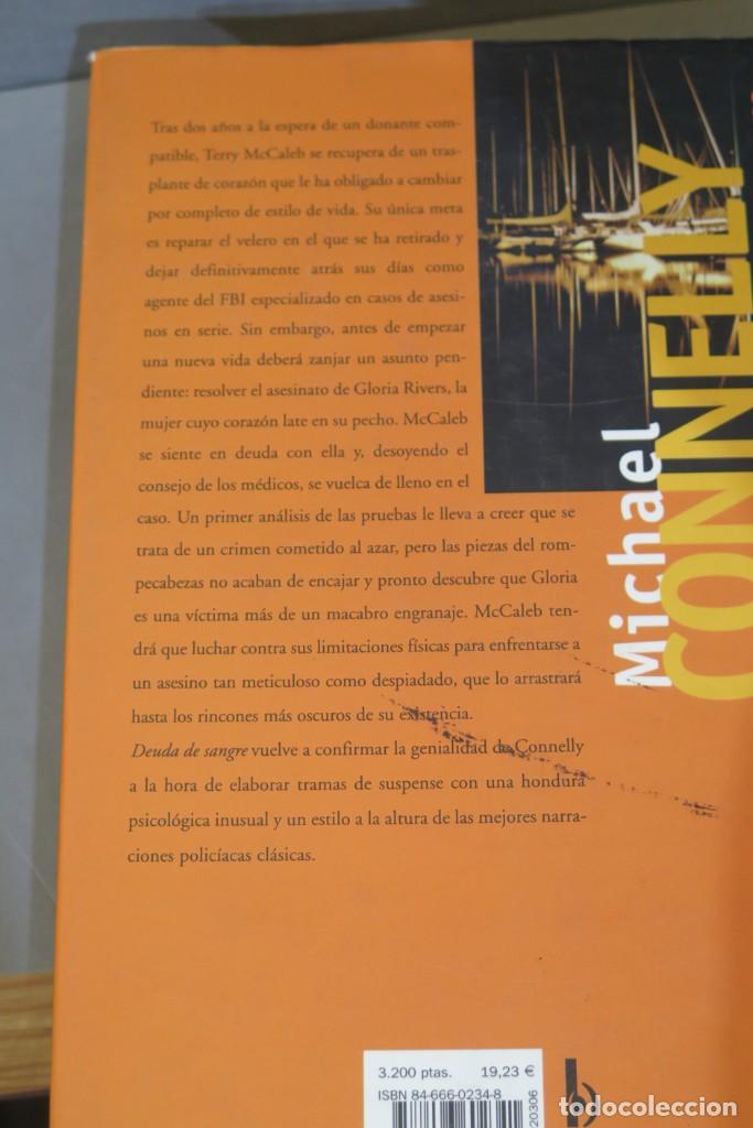 Libros de segunda mano: 2001.- DEUDA DE SANGRE. CONNELLY - Foto 2