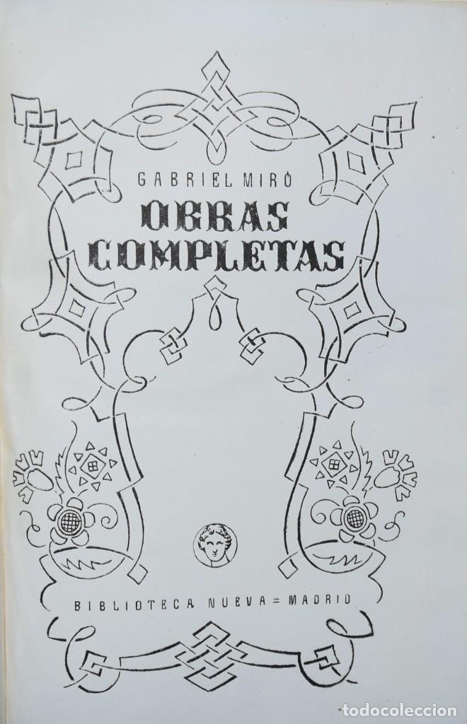 Libros de segunda mano: OBRAS COMPLETAS - Gabriel MIR&Oacute; - Foto 2