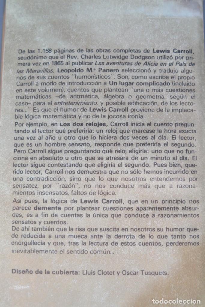 Libros de segunda mano: MATEM&Aacute;TICA DEMENTE. CARROLL - Foto 2
