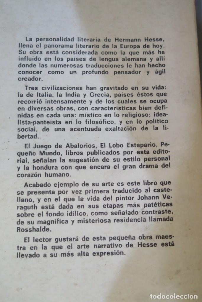 Libros de segunda mano: 1960.- ROSSHALDE. HERMANN HESSE - Foto 4