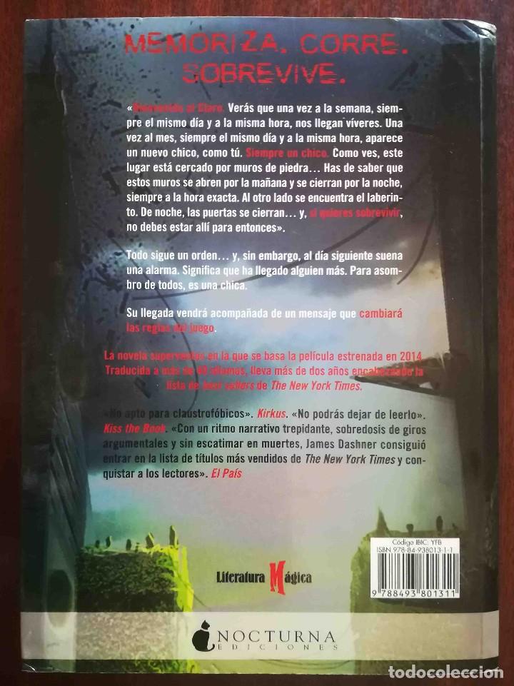 Libros de segunda mano: El corredor del laberinto (James Dashner) Nocturna 2015. - Foto 2