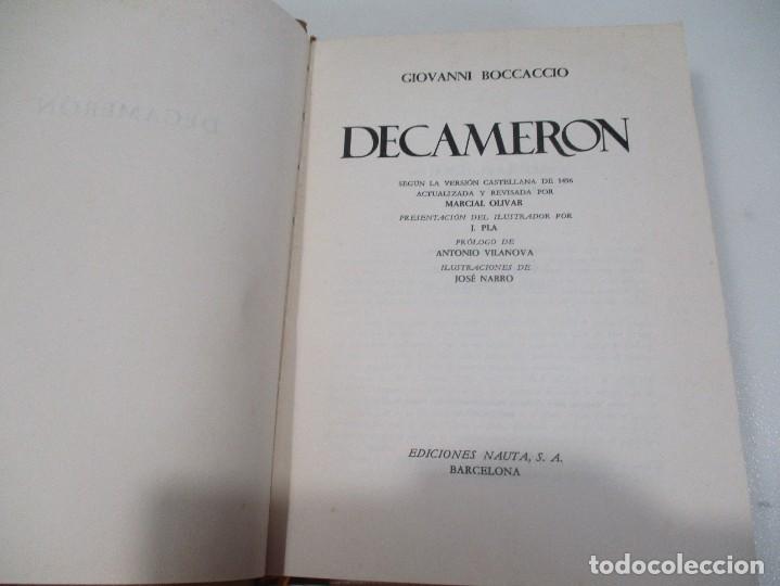 Libros de segunda mano: BOCCACCIO Decameron W8731 - Foto 2