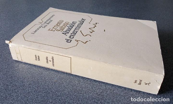 Libros de segunda mano: Abadd&oacute;n el Exterminador Ernesto Sabato - Foto 2
