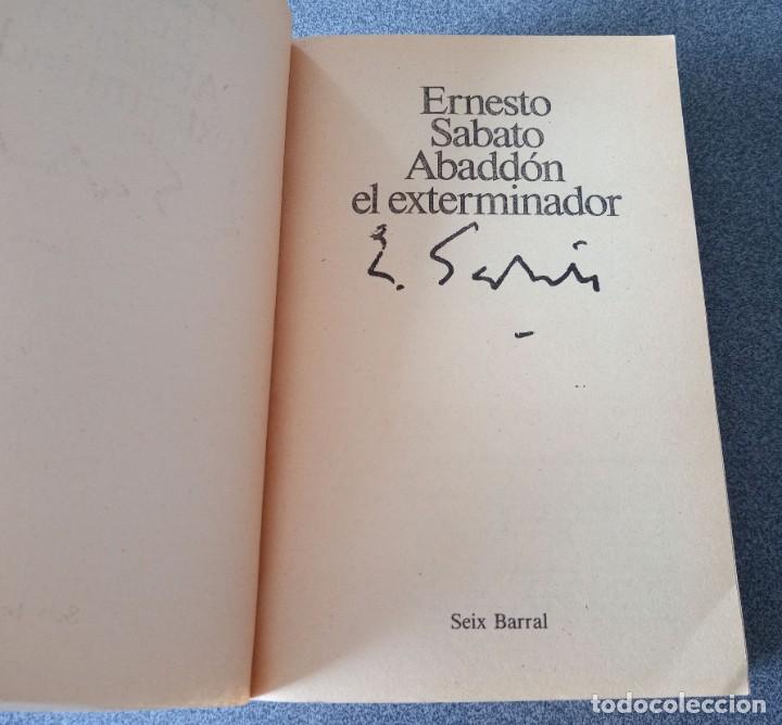 Libros de segunda mano: Abadd&oacute;n el Exterminador Ernesto Sabato - Foto 3