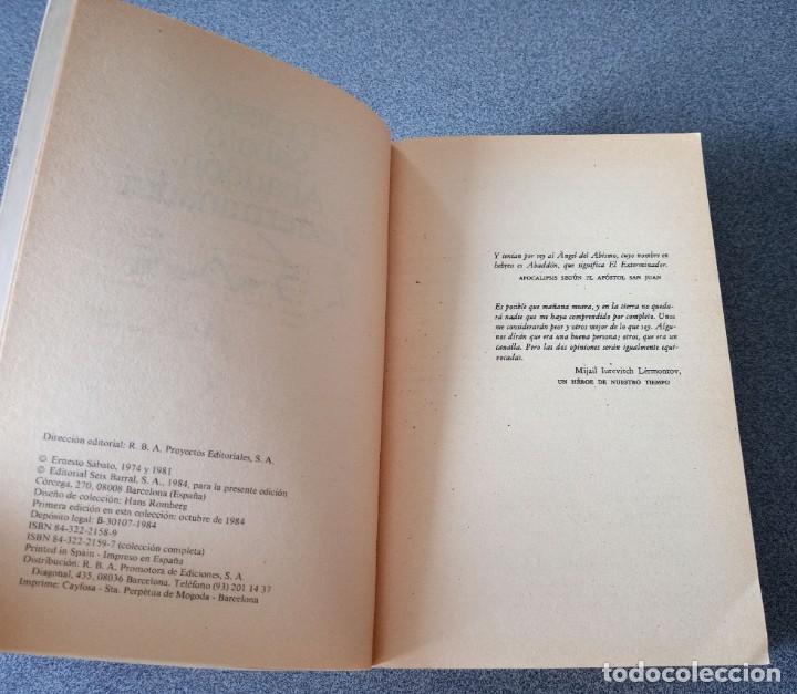 Libros de segunda mano: Abadd&oacute;n el Exterminador Ernesto Sabato - Foto 4