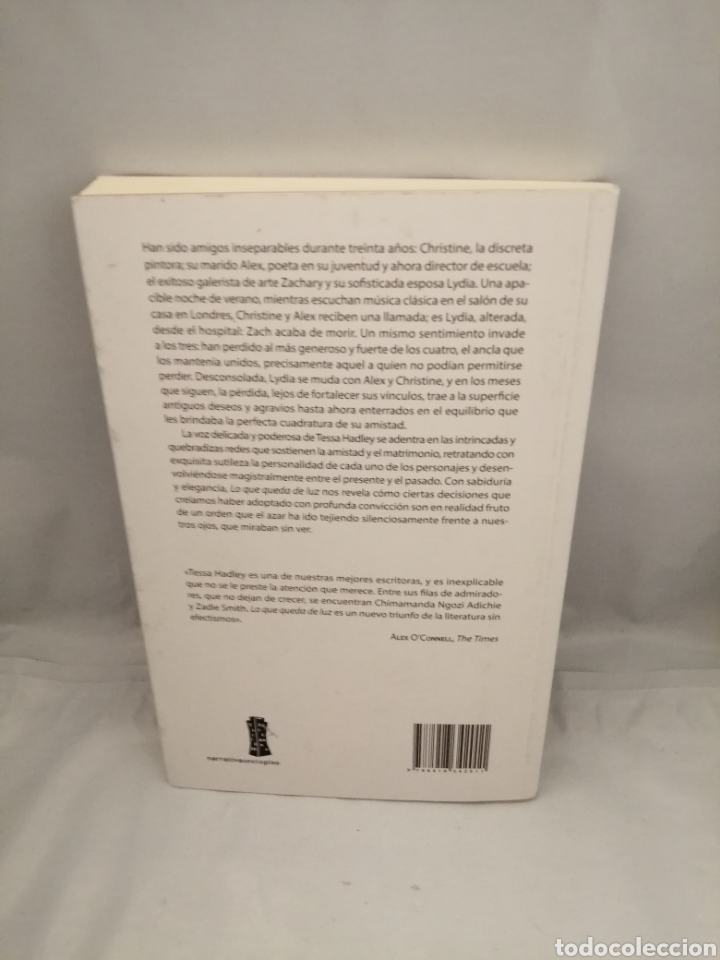 Libros de segunda mano: LO QUE QUEDA DE LUZ. - Foto 2