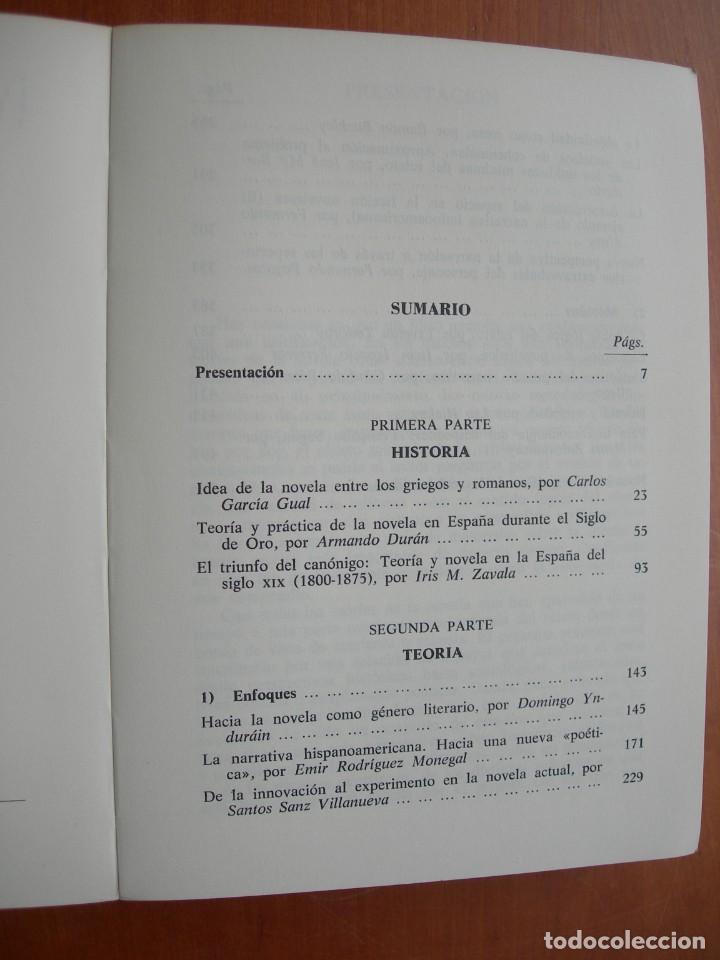 Libros de segunda mano: TEOR&Iacute;A DE LA NOVELA / VVAA - Foto 3