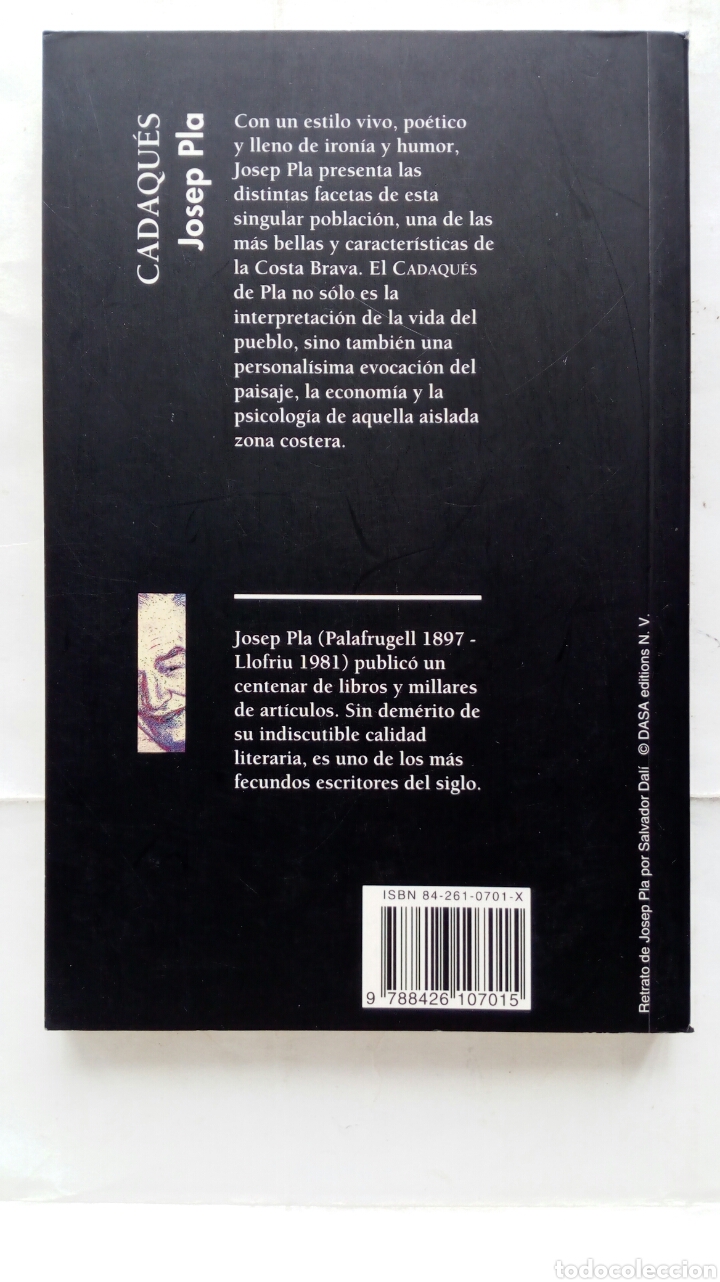 Libros de segunda mano: Cadaqu&eacute;s. Josep Pla. - Foto 2