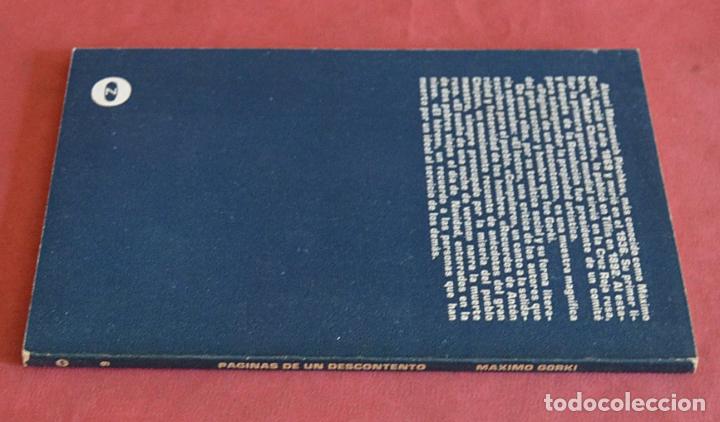 Libros de segunda mano: PAGINAS DE UN DESCONTENTO - MAXIMO GORKI - Foto 2