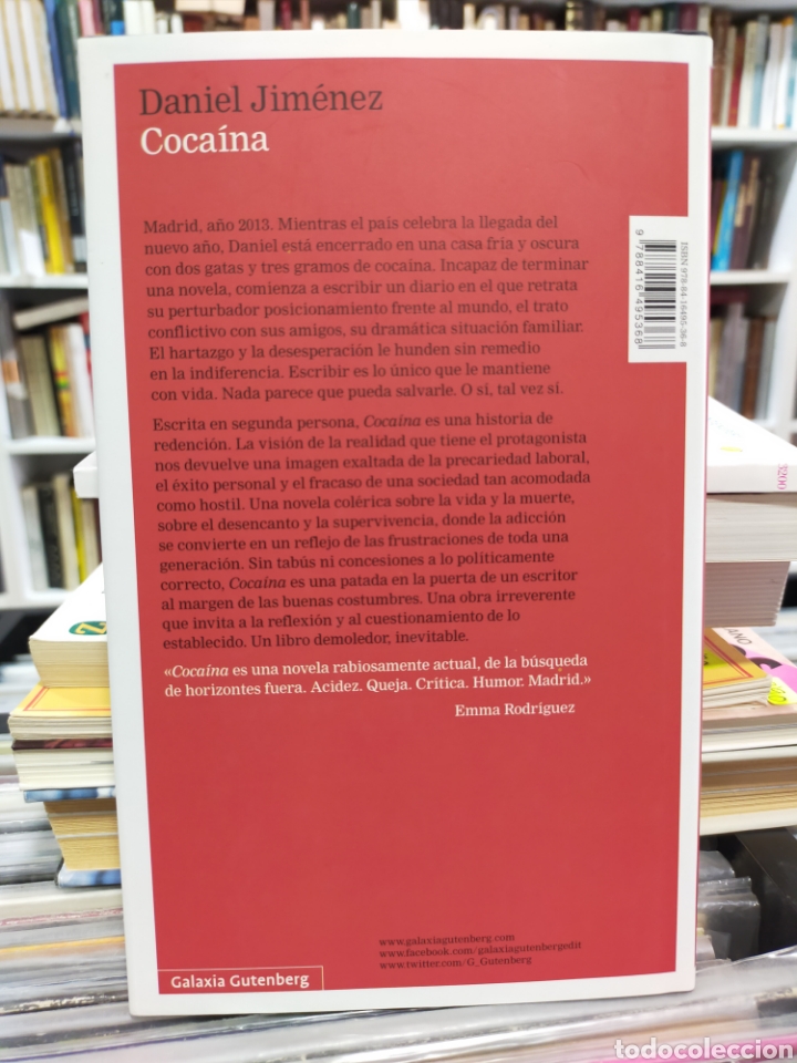 Libros de segunda mano: COCA&Iacute;NA - DANIEL JIM&Eacute;NEZ - COMO NUEVO - Foto 2