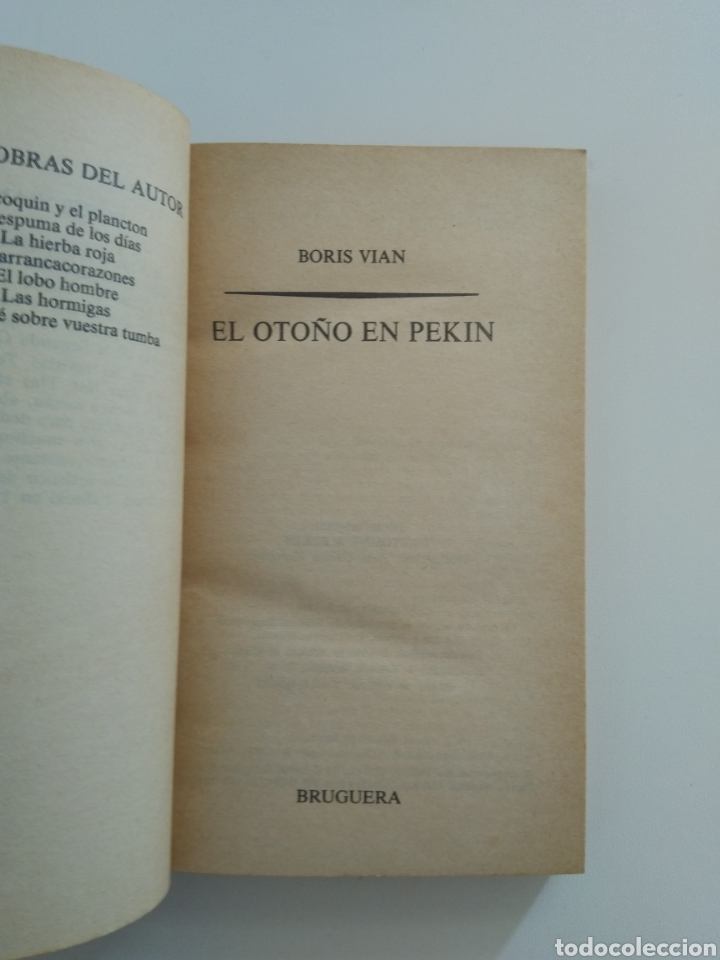 Libros de segunda mano: EL OTO&Ntilde;O EN PEKIN/BORIS VIAN - Foto 3