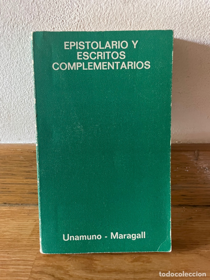 Libros de segunda mano: Epistolario y escritos complementarios Unamuno Maragall - Foto 1