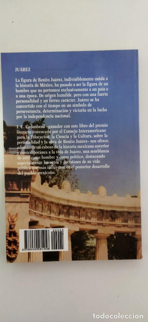 Libros de segunda mano: Juarez.- Ivie E. Cadenhead.- Ed. Salvat. - Foto 2