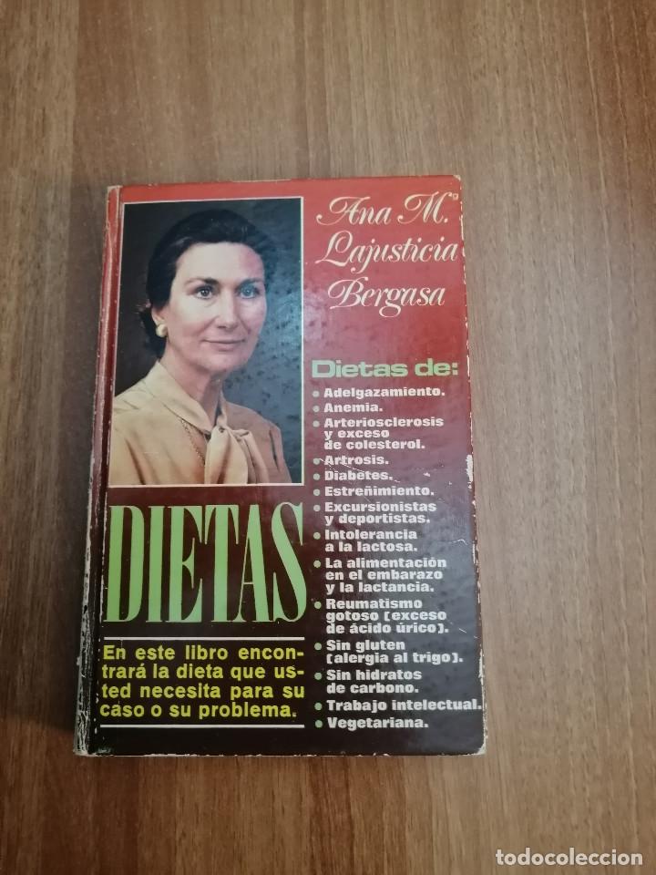 Libros de segunda mano: LIBRO DIETAS ANA M&ordm; --LAJUSTICA- BERGASA - Foto 1
