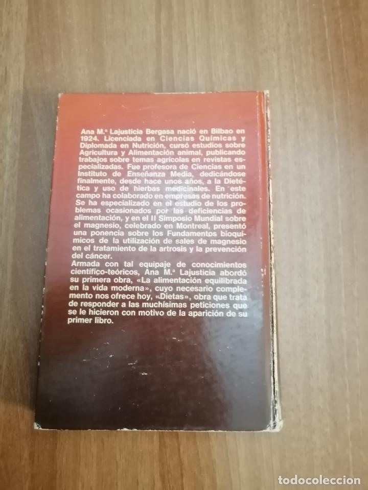 Libros de segunda mano: LIBRO DIETAS ANA M&ordm; --LAJUSTICA- BERGASA - Foto 2