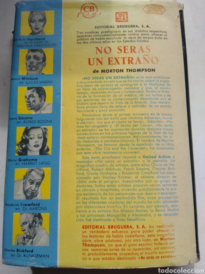 Libros de segunda mano: NO SERAS UN EXTRA&Ntilde;O/MORTON THOMPSON - Foto 5