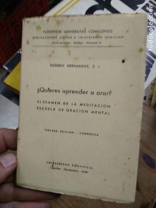 Libros de segunda mano: &iquest;Quieres aprender a orar?, Eusebio Hern&aacute;ndez. L.36-1181 - Foto 1