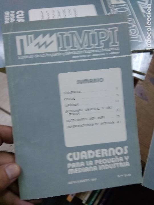 Libri di seconda mano: Cuadernos para la peque&ntilde;a y mediana ind&uacute;stria n&ordm; 31-32 1981. L.27526