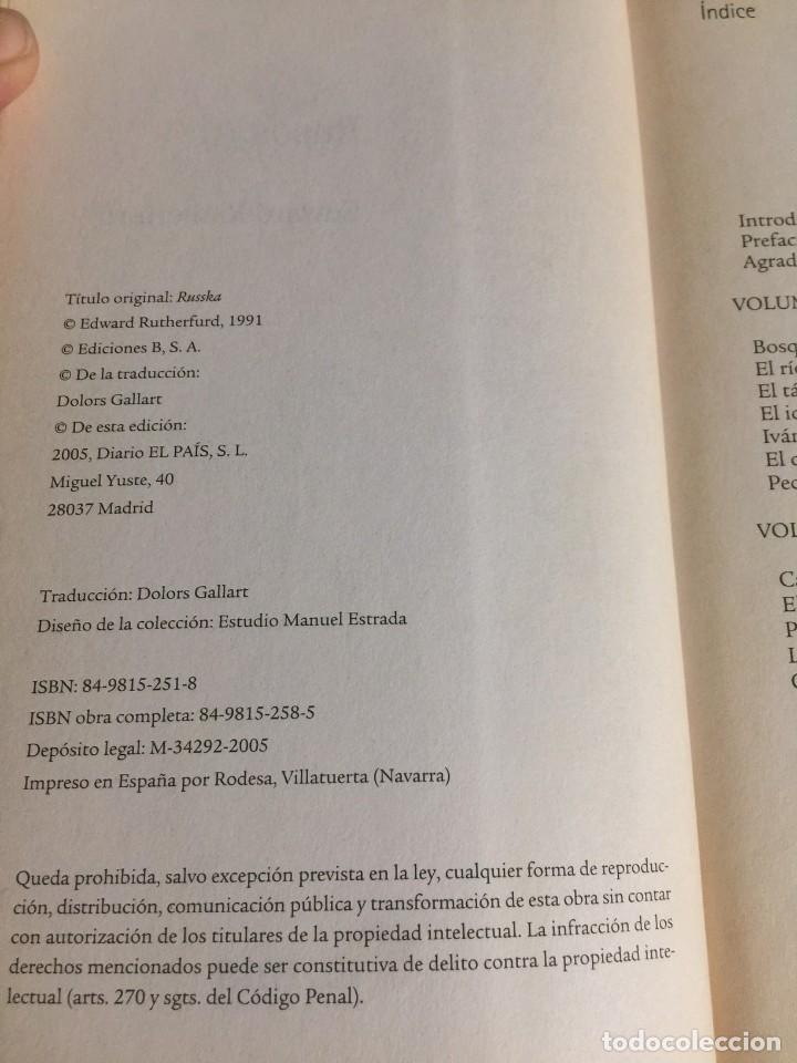 Libros de segunda mano: Rusos I y II - Edward Rutherfurd - Foto 8