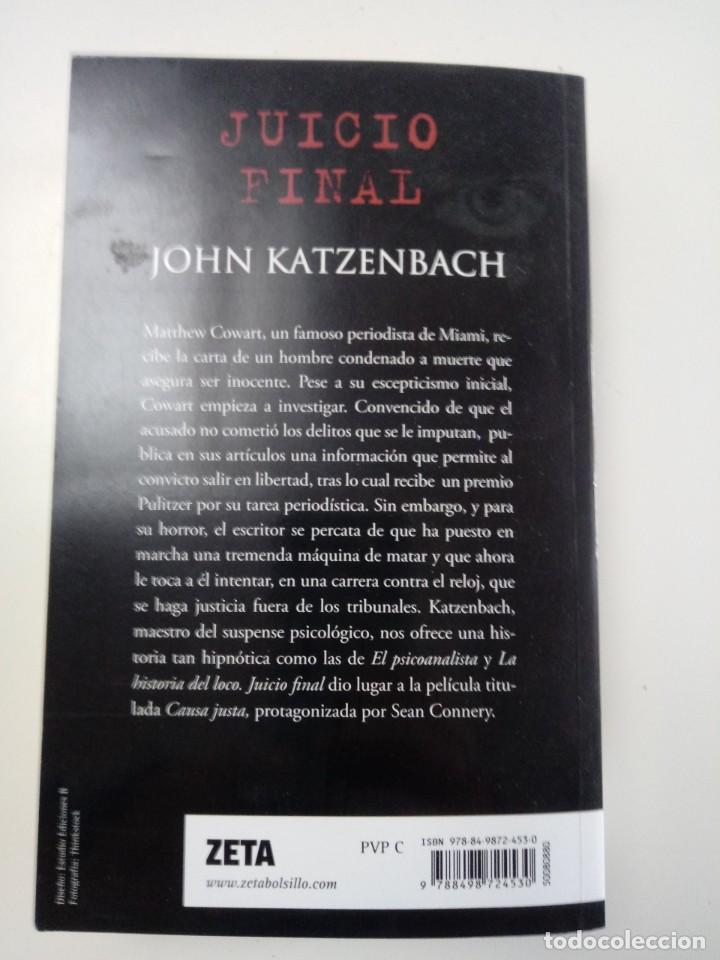 Libros de segunda mano: Juicio Final (John Katzenbach) - Foto 3