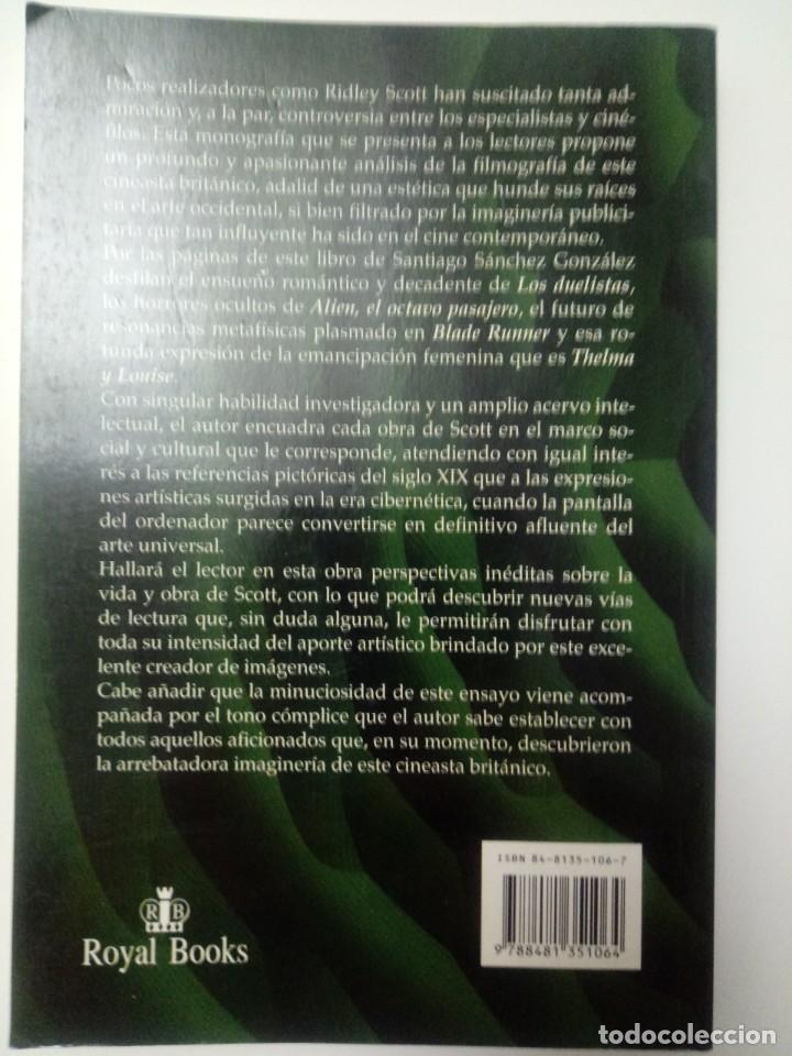 Libros de segunda mano: Ridley Scott (Santiago S&aacute;nchez Gonz&aacute;lez) - Foto 2