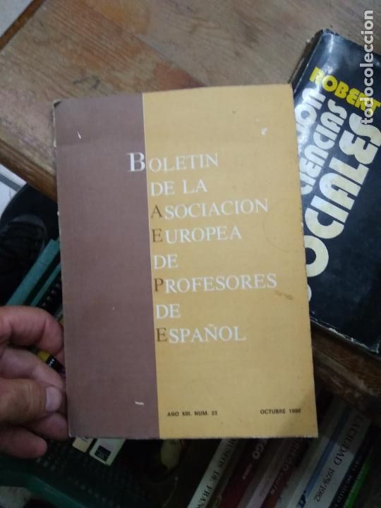 Livros em segunda m&atilde;o: Bolet&iacute;n de la asociaci&oacute;n europea de profesores de espa&ntilde;ol 1980. L.27635
