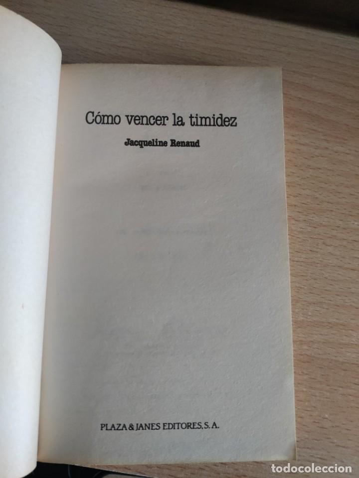 Libros de segunda mano: c&oacute;mo vencer la timidez. Jacqueline Renaud. 1990 - Foto 3