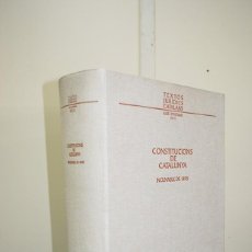 Libros de segunda mano: LIBRO REIMPRESIÓN CONSTITUCIONS DE CATALUNYA