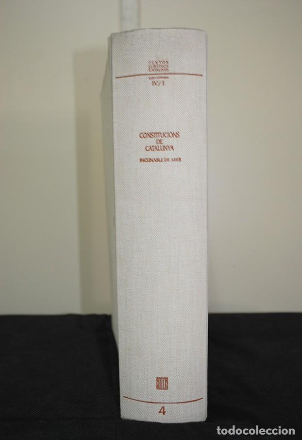 Libros de segunda mano: LIBRO REIMPRESI&Oacute;N CONSTITUCIONS DE CATALUNYA - Foto 5